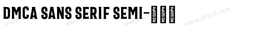 DMCA Sans Serif Semi字体转换